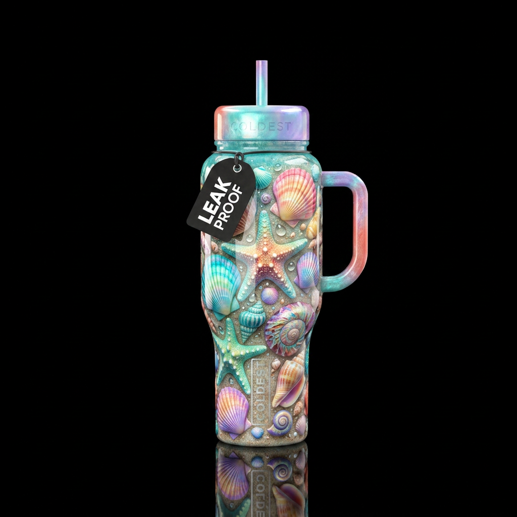 Sea La Vie water bottle design