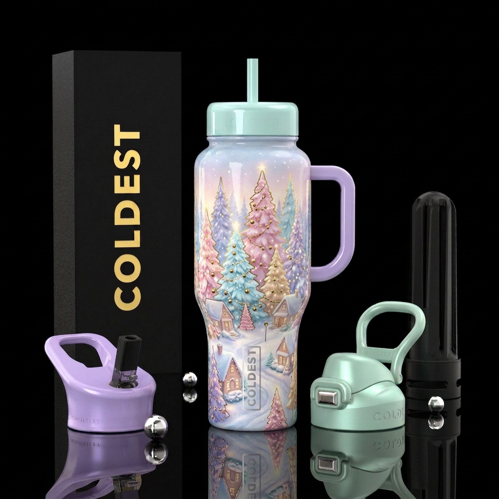 Sugar & Sleigh water bottle design