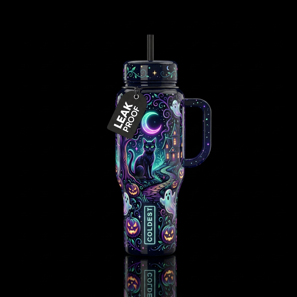 Purranormal water bottle design