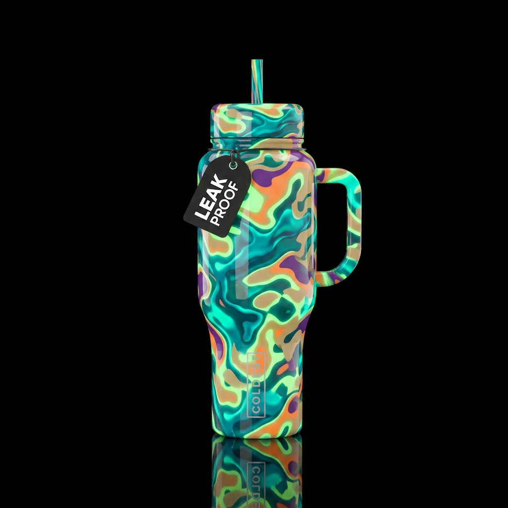 Electric Taffy water bottle design