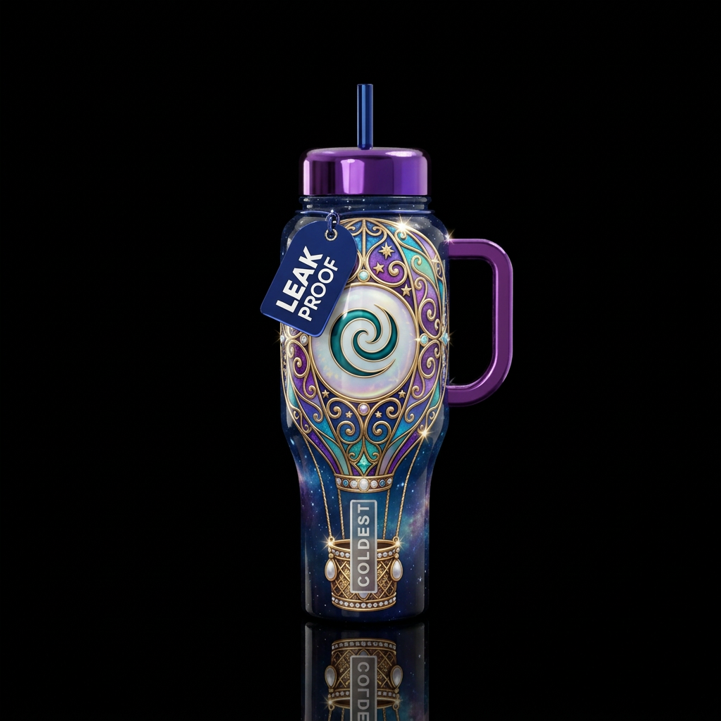 Whistling Winds water bottle design