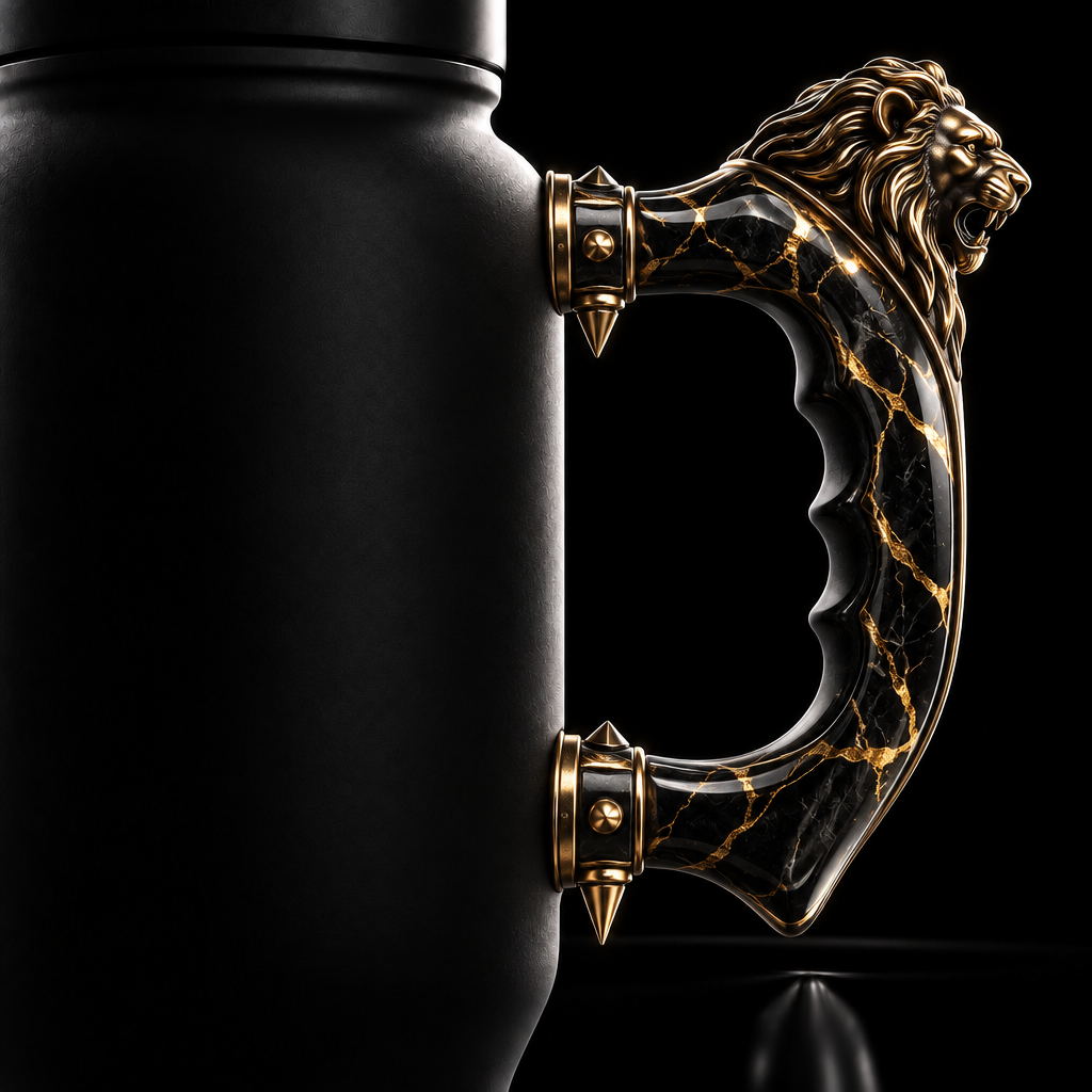 The Keeper of The Castle water bottle design