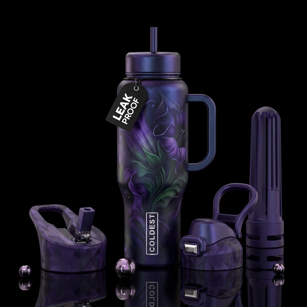 Nightshade water bottle design