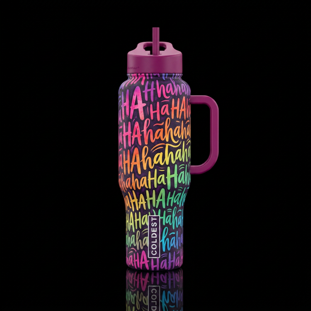 Hahahahahahaha water bottle design