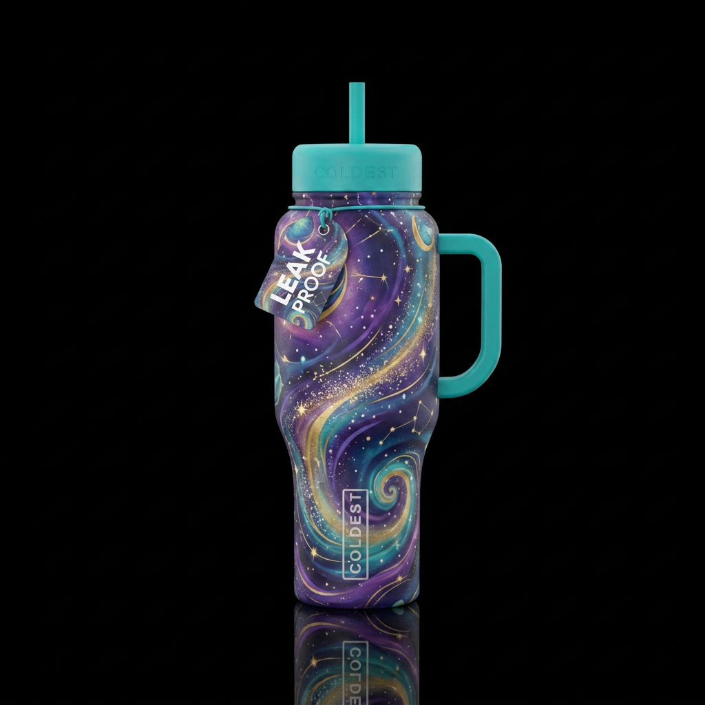 Magic in the air water bottle design