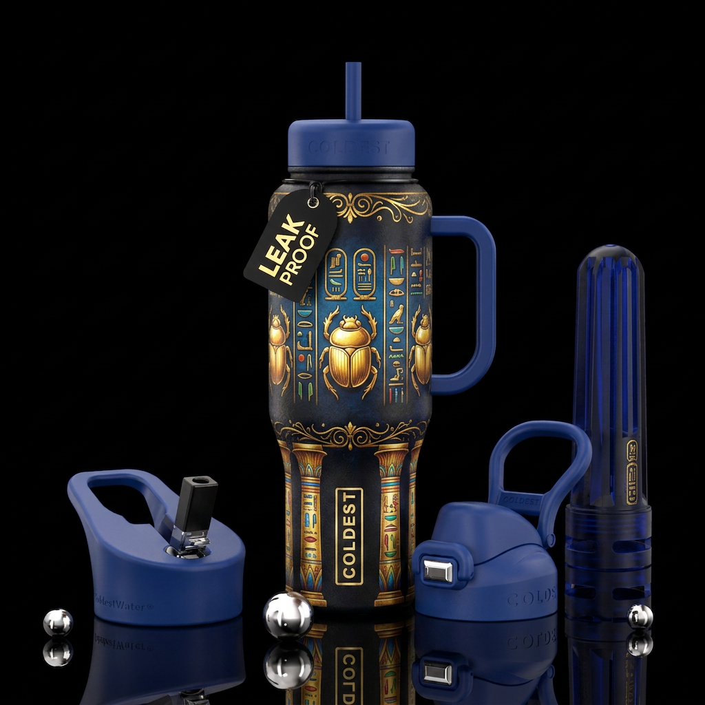 Scarab water bottle design
