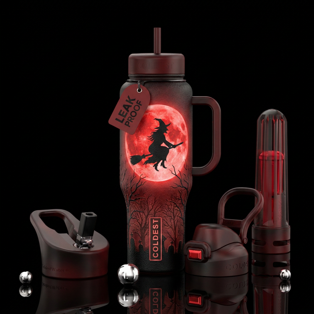 Something Witchy  This Way Comes water bottle design