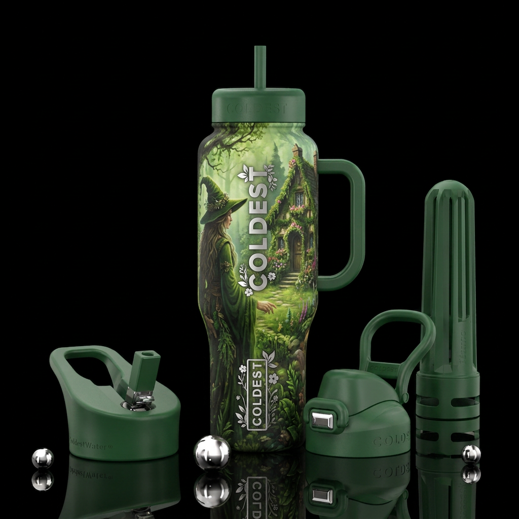 Earthy water bottle design
