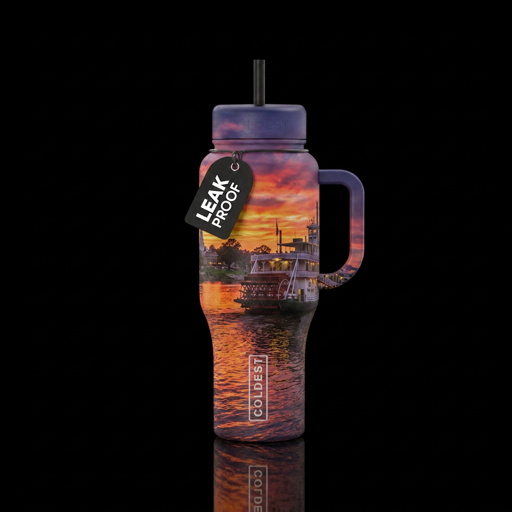 River cruise water bottle design