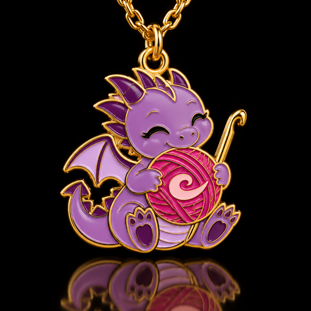 Crocheting dragon water bottle design