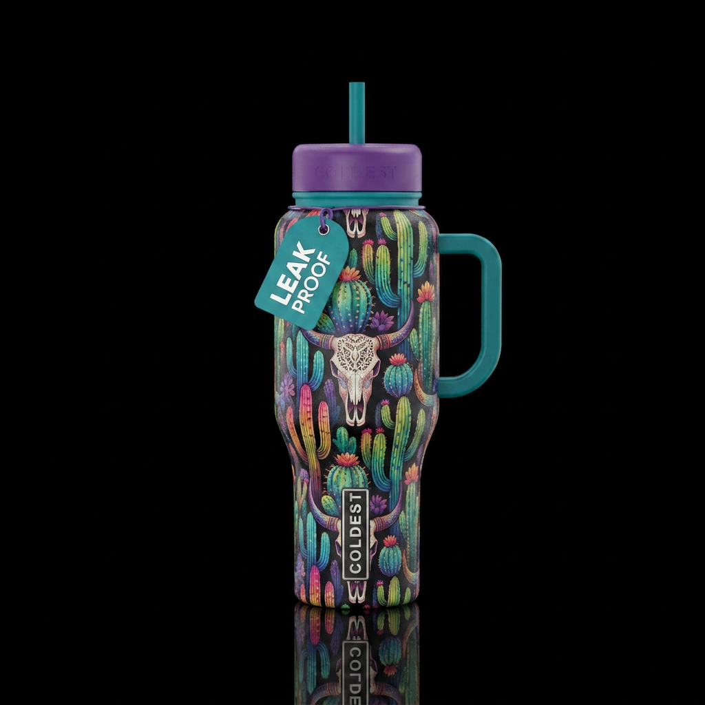 Western Vibes water bottle design