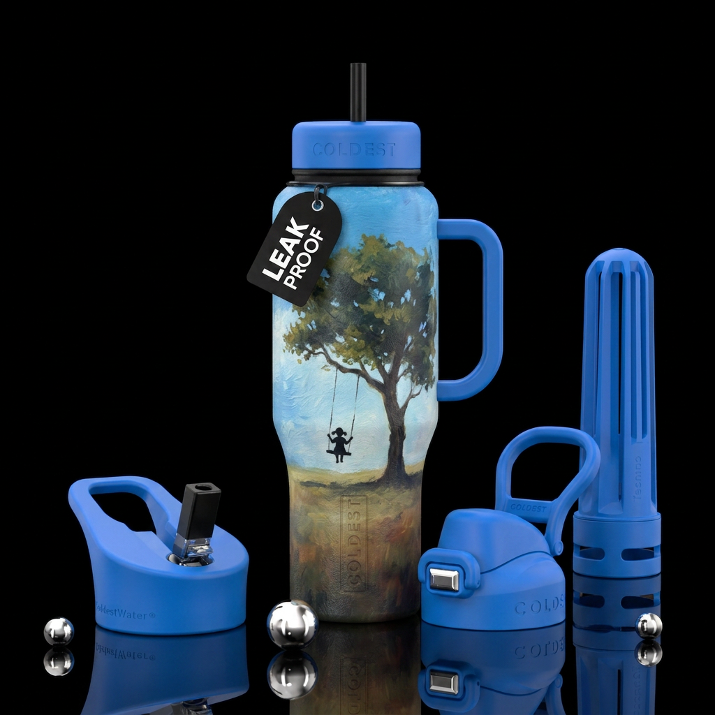 Painting water bottle design
