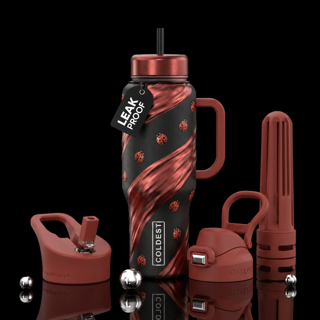 Lucky Lady water bottle design