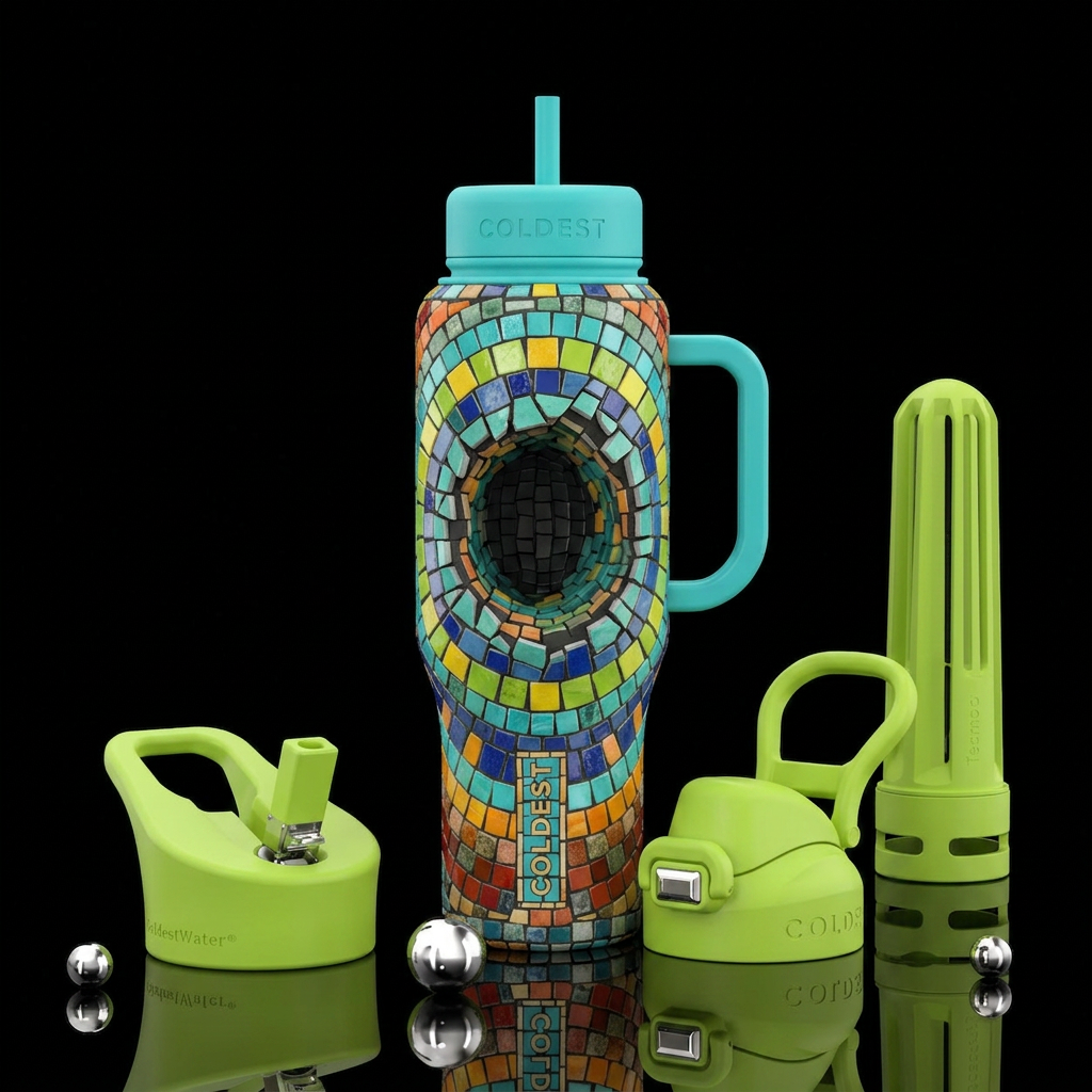 3D Hole water bottle design