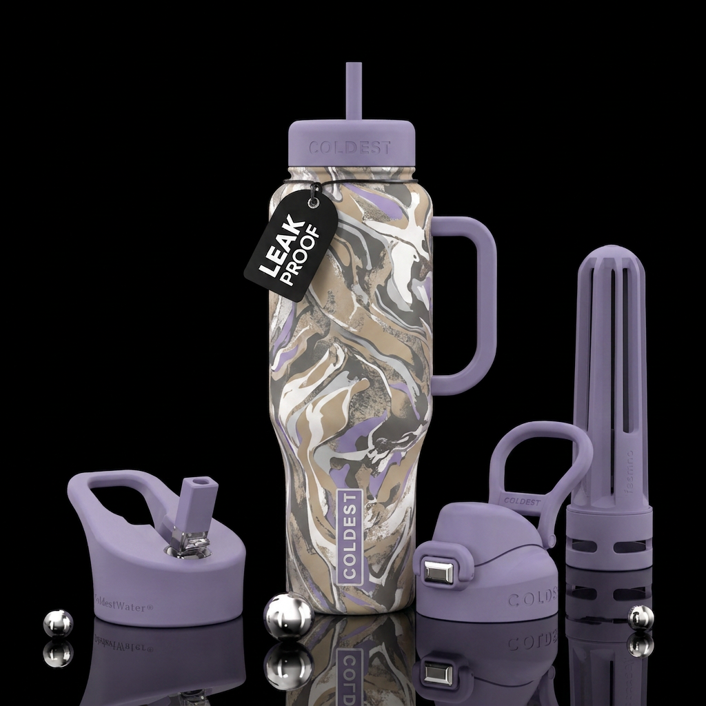 A Touch Of Lavender water bottle design
