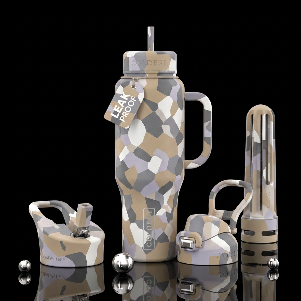 Touch Of Lavender water bottle design