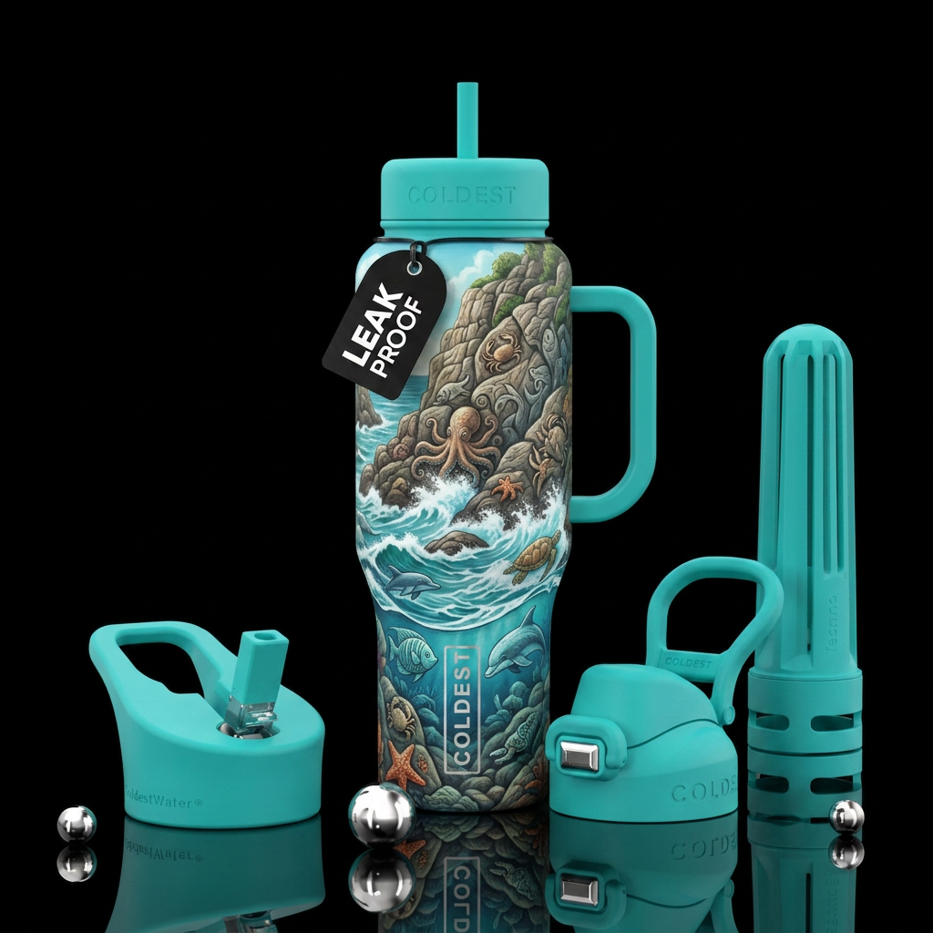 Hidden Within water bottle design