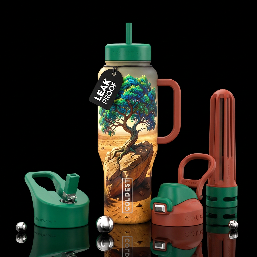 A Burst Of Life water bottle design