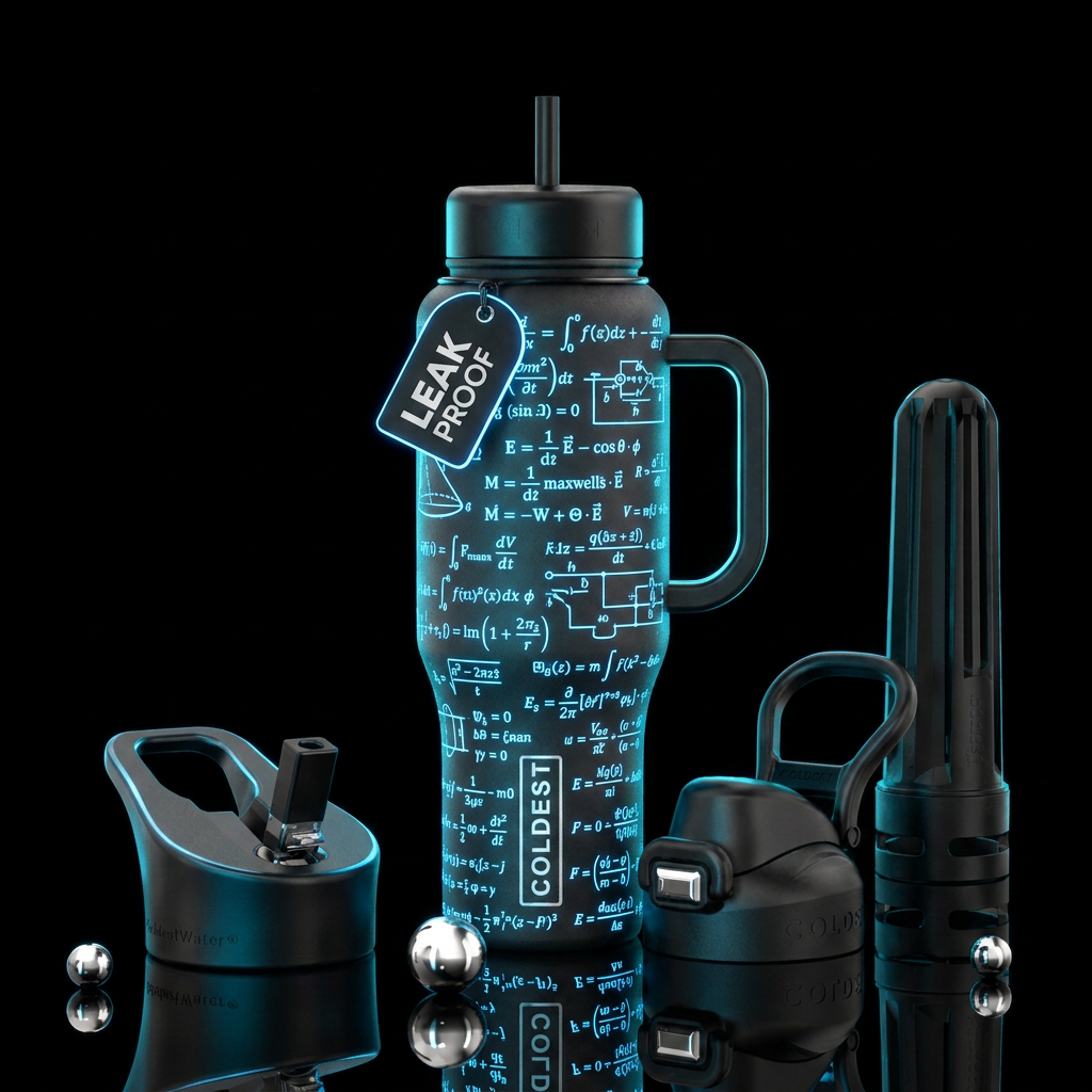 Equations water bottle design