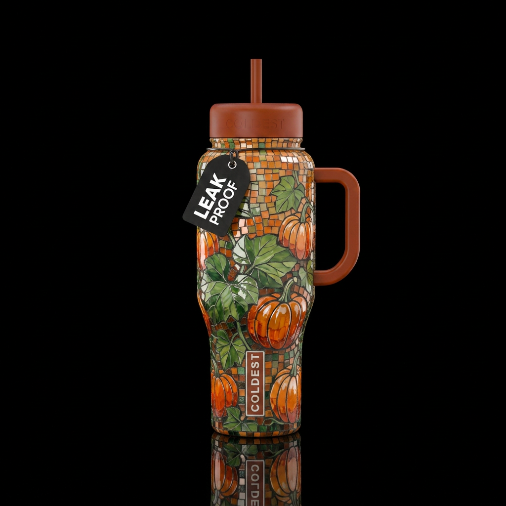 Pumpkin Patch water bottle design