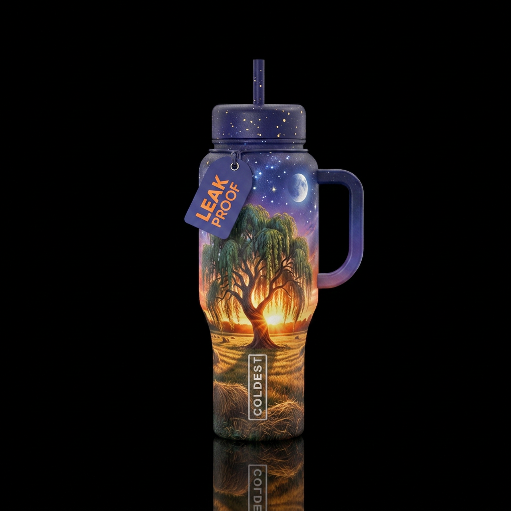 Day And Night water bottle design