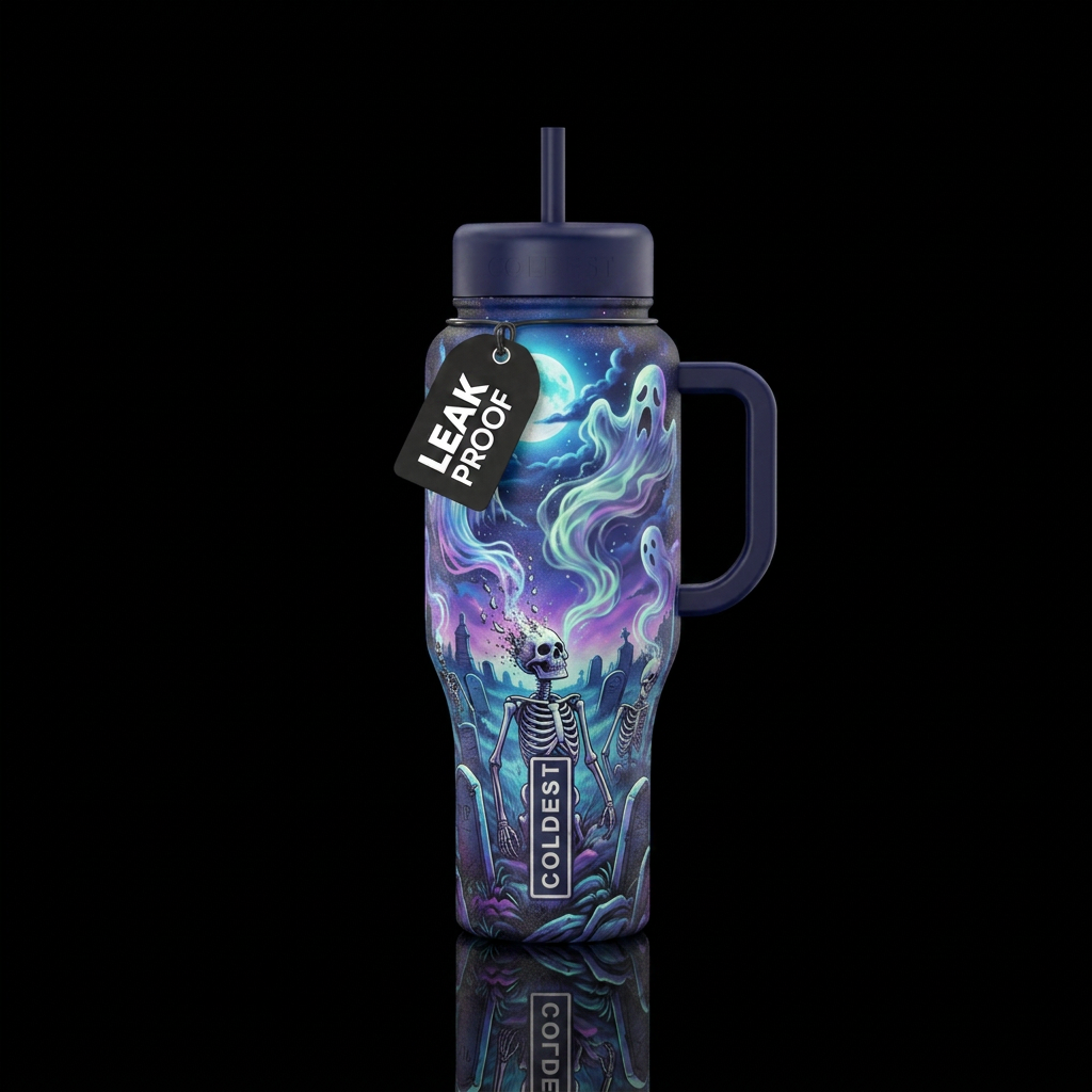 Rising From Below water bottle design
