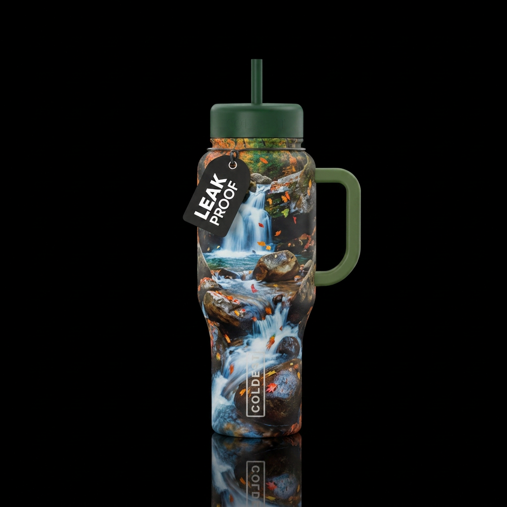 Fallin Watters water bottle design