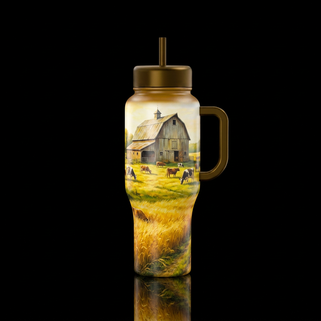 In A Field water bottle design
