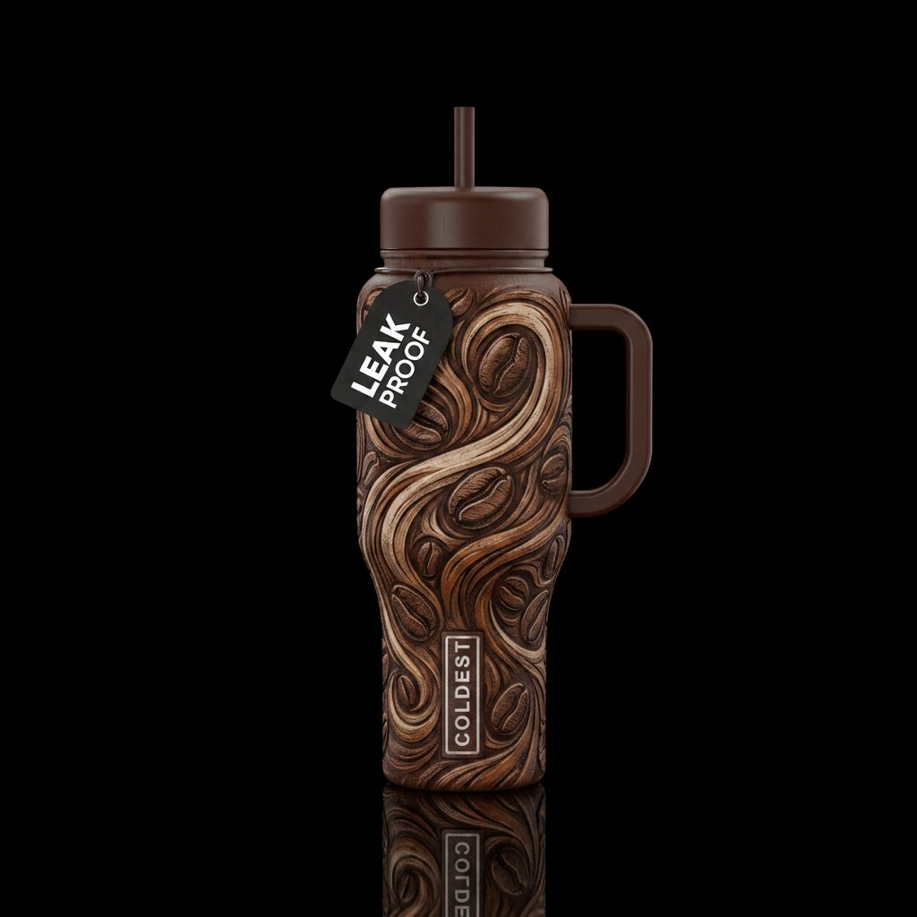 Coffee Lovers water bottle design