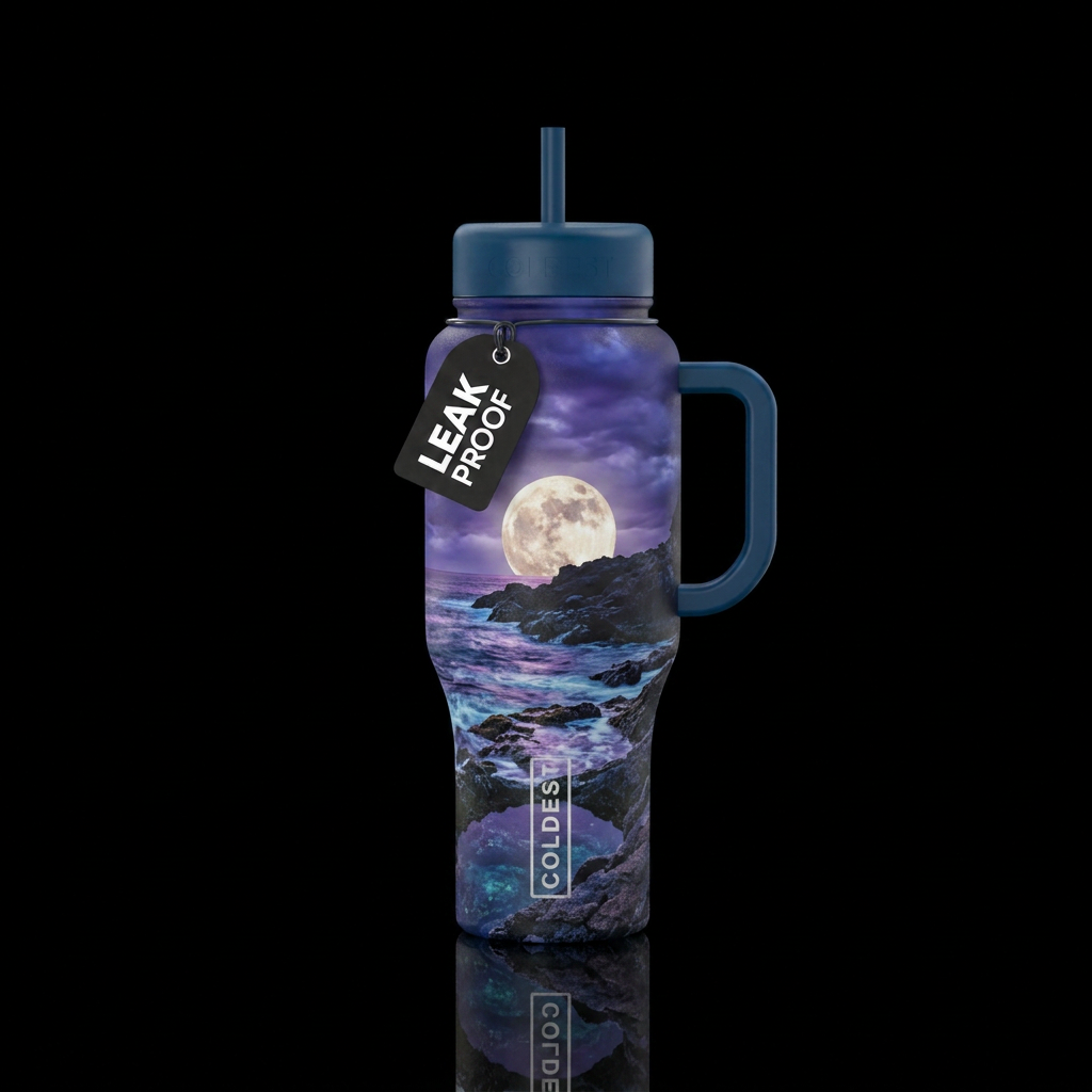 Rising Tide water bottle design