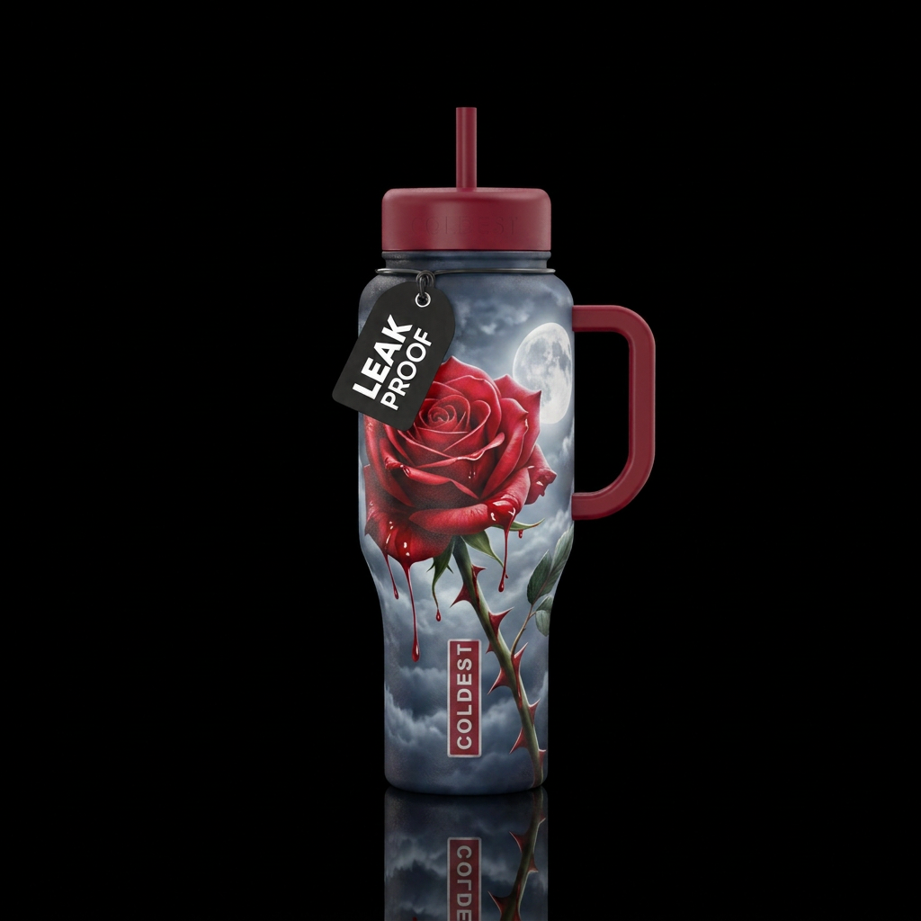 Full Moon water bottle design