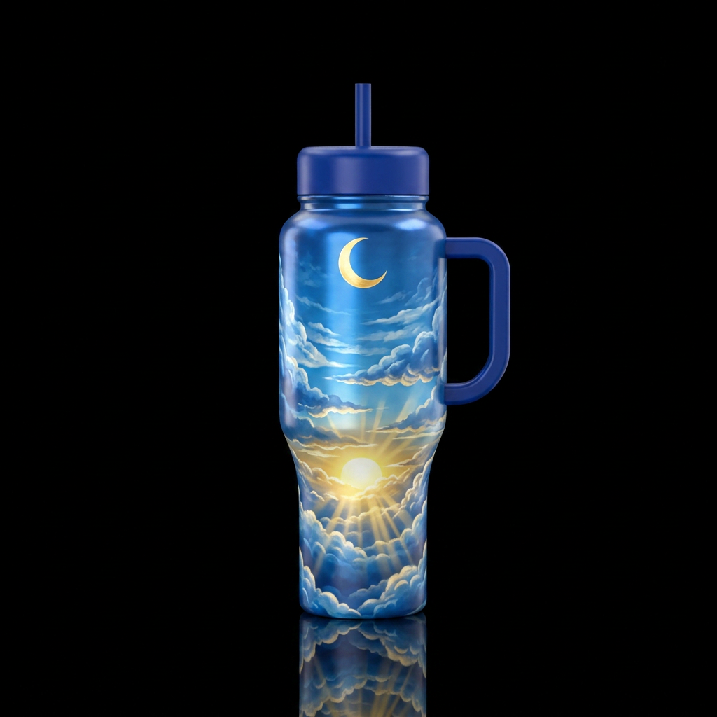 In The Sky water bottle design