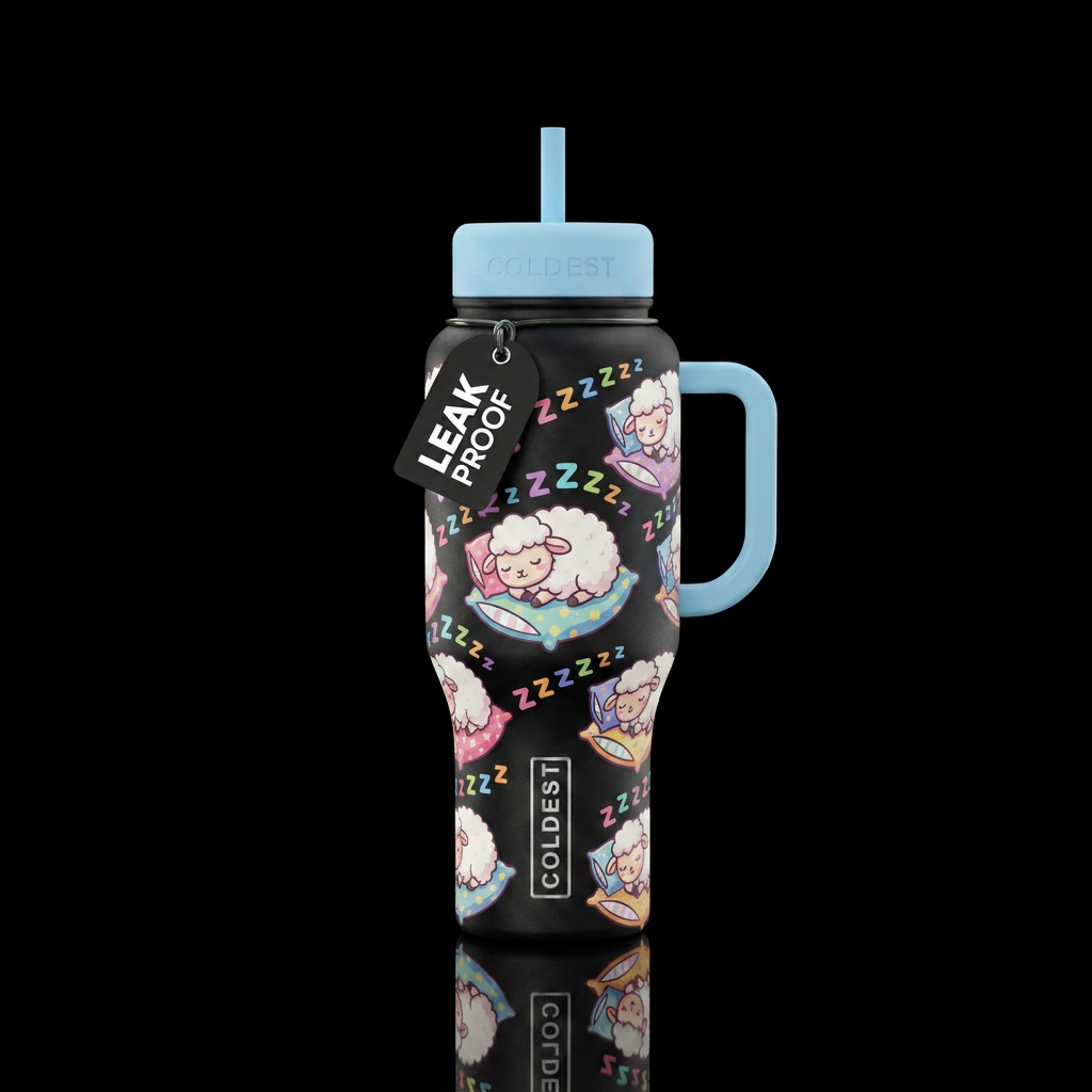 Baby Sheep water bottle design