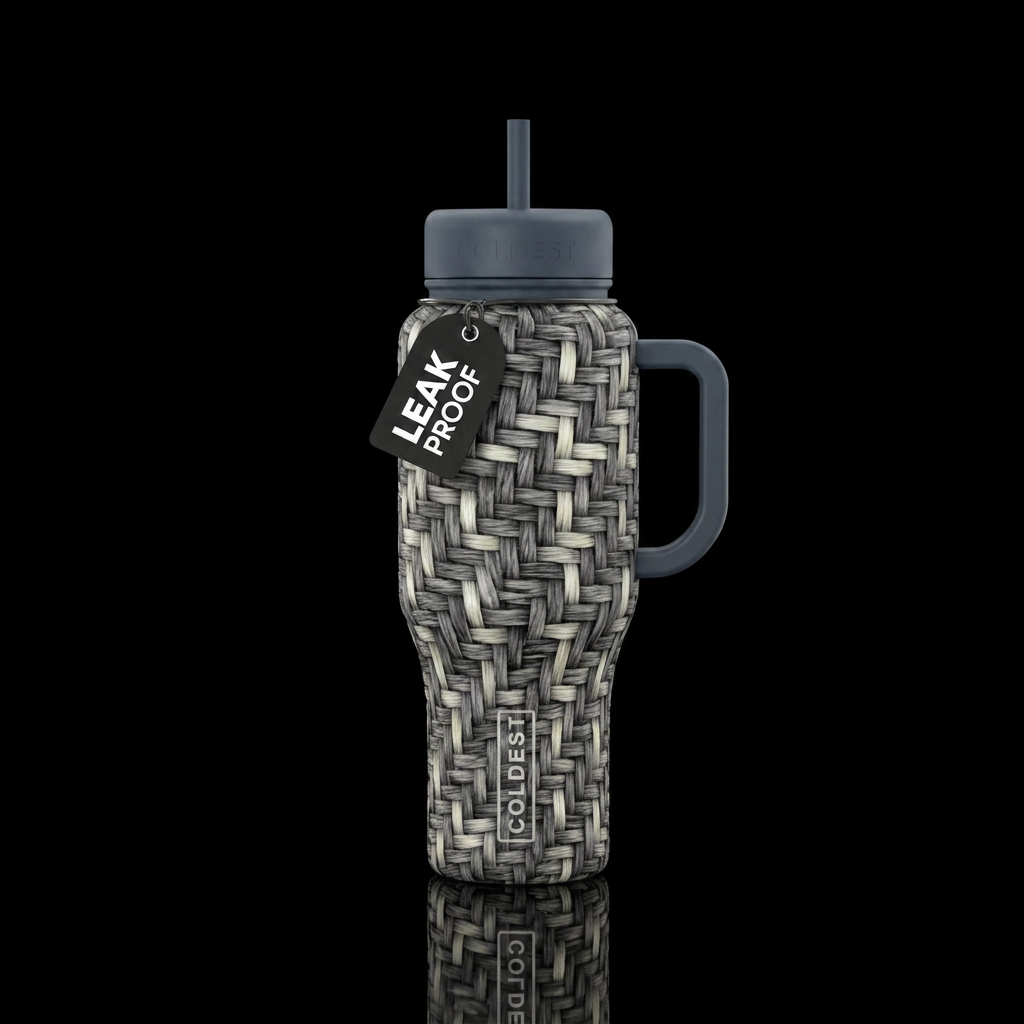 Glowie Weave water bottle design