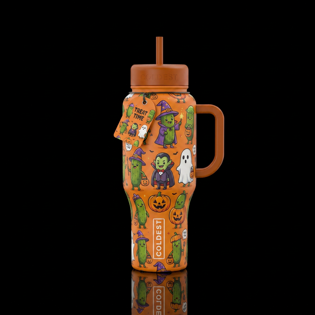 Treat Time water bottle design
