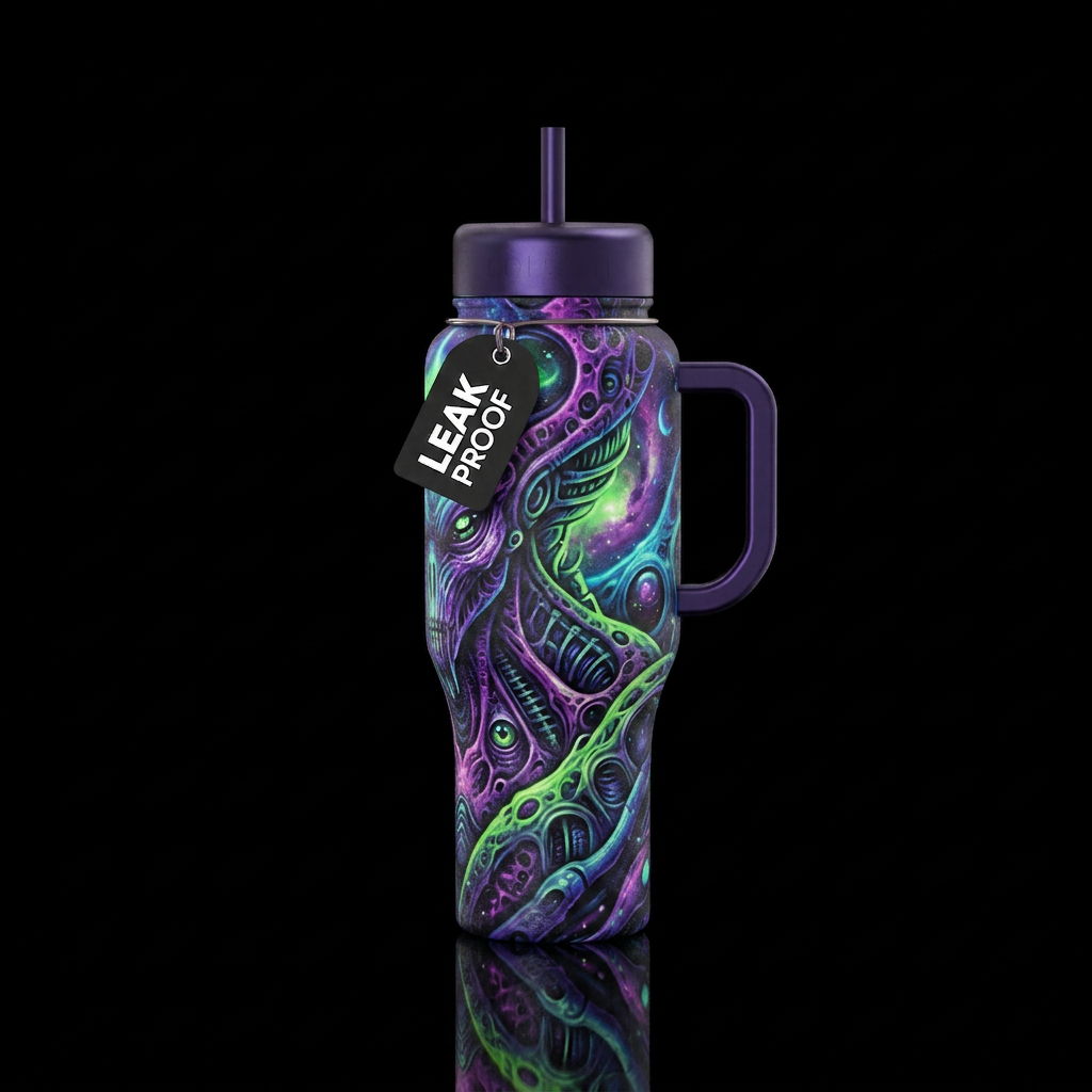 Are They Out There? water bottle design