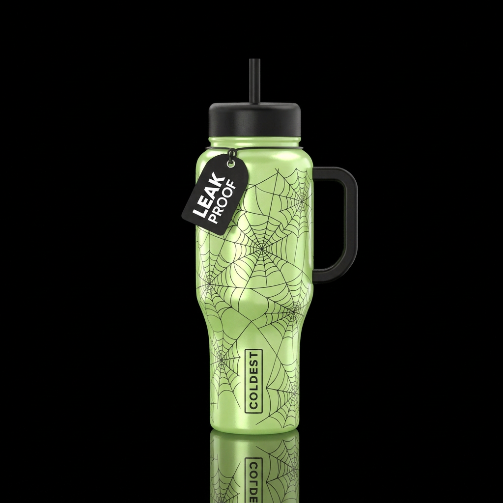 Glow With Me water bottle design