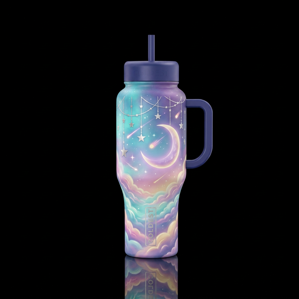Dreamland water bottle design