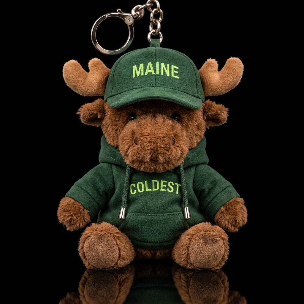 Maine Moose Pet water bottle design