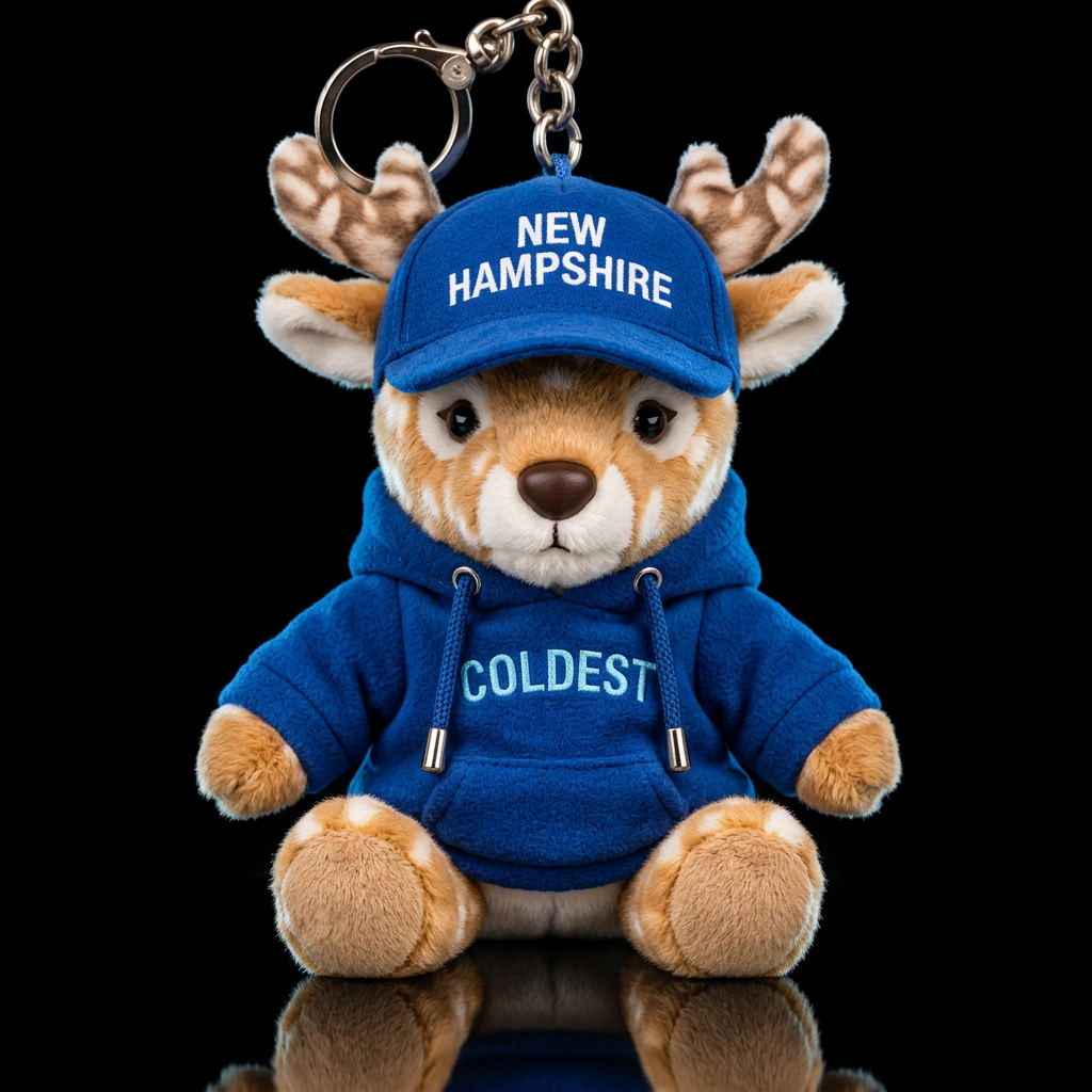 New Hampshire White Tailed Deer Pet water bottle design