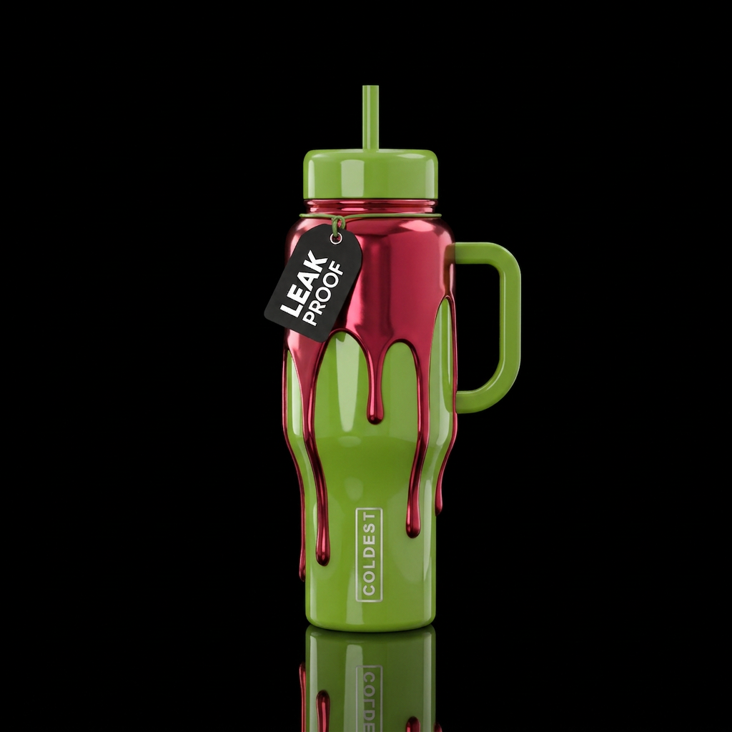 Candy Apple water bottle design