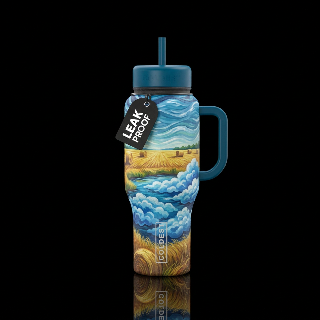 Cloud Water water bottle design