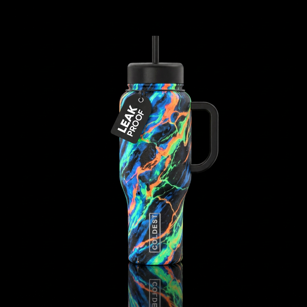Opal Marble water bottle design