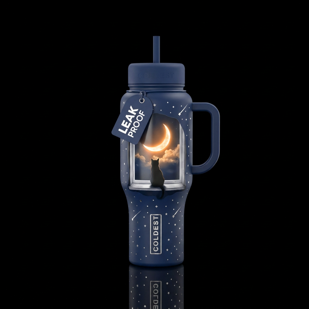 Wishing On A Shooting Star water bottle design