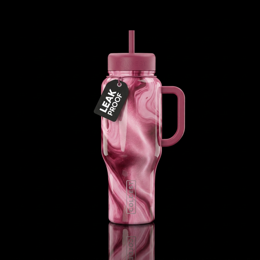Pink Dreams water bottle design
