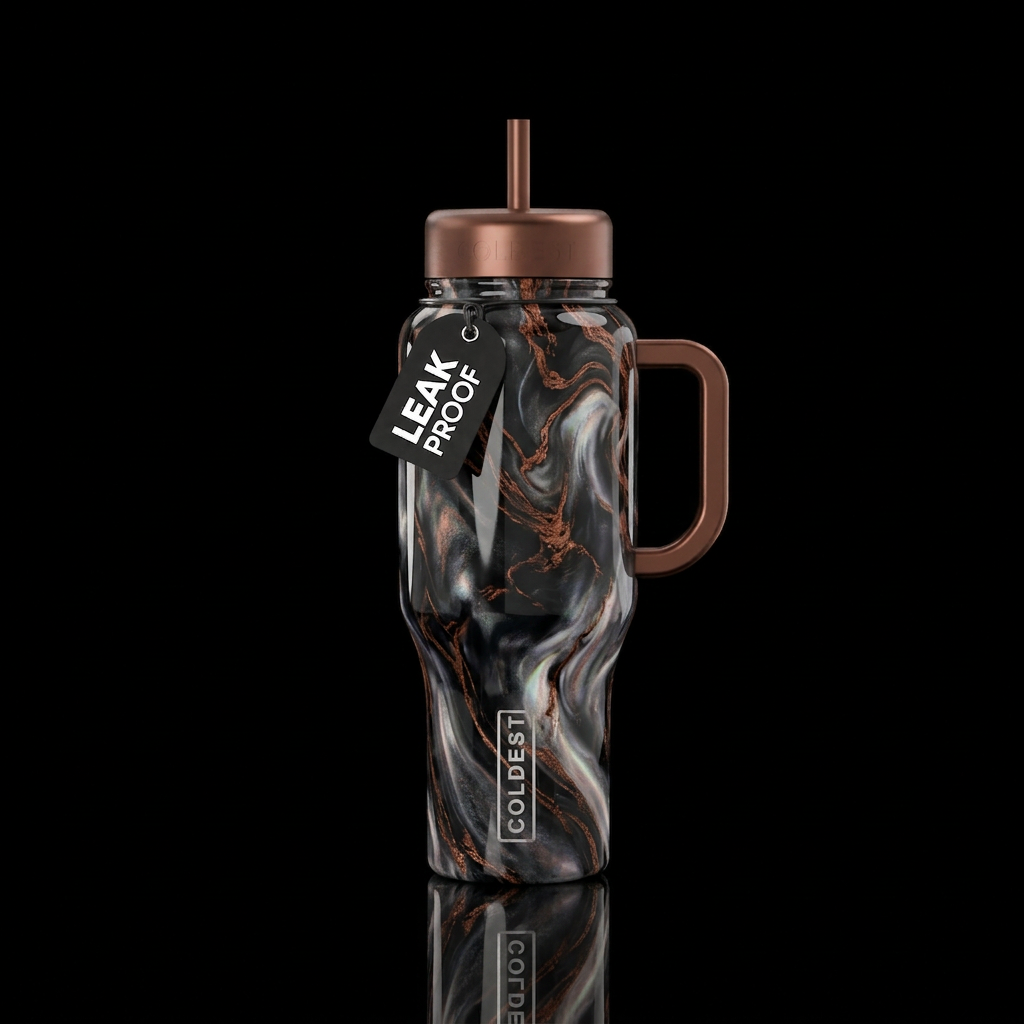 Copper Opal water bottle design