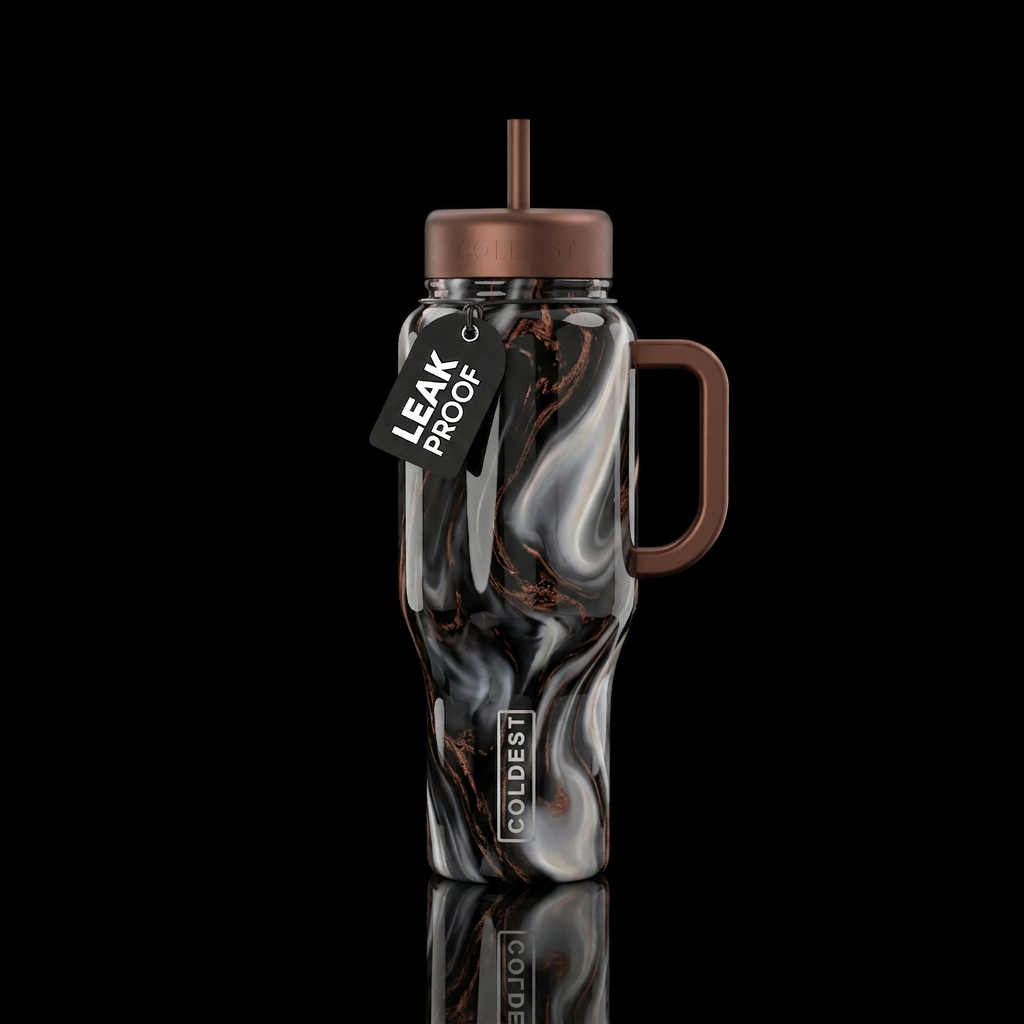 Copper Opal water bottle design