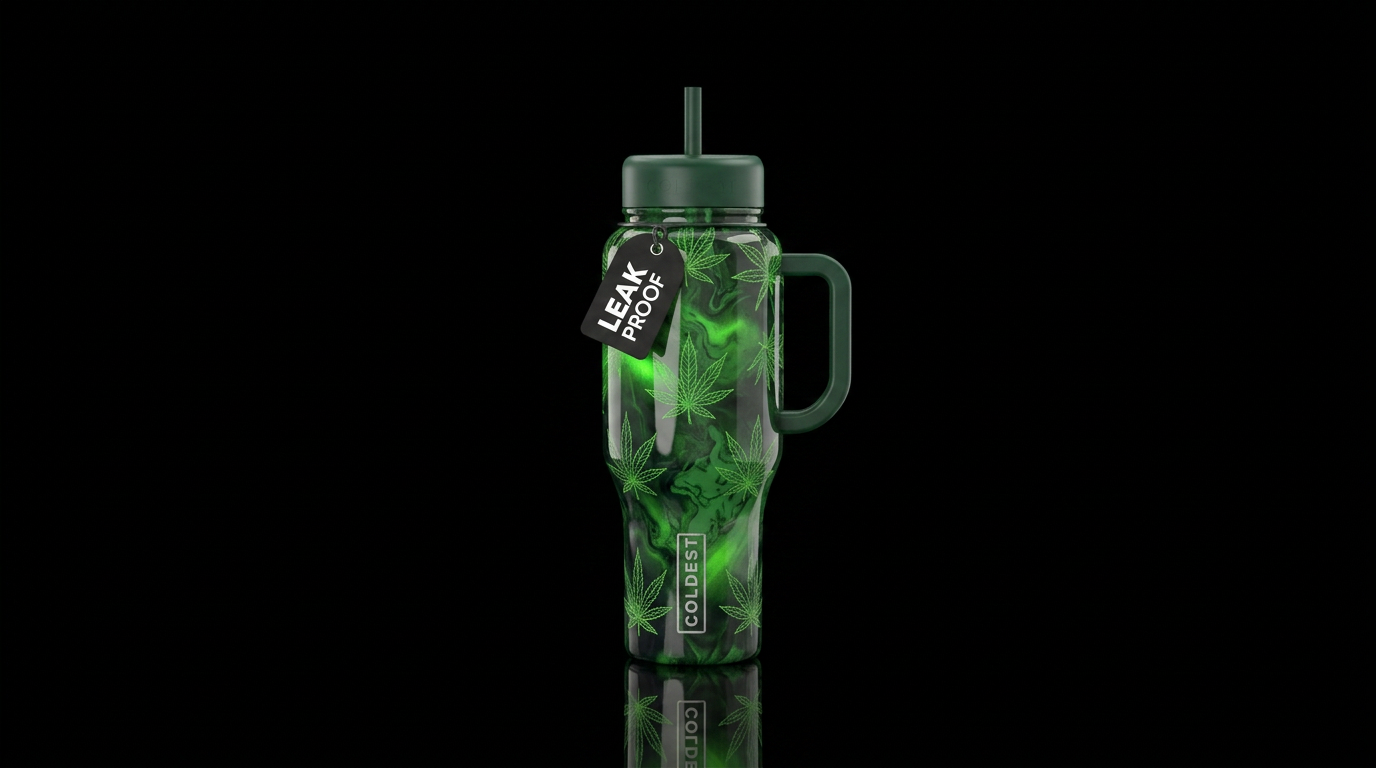 It's 4:20 Somewhere water bottle design