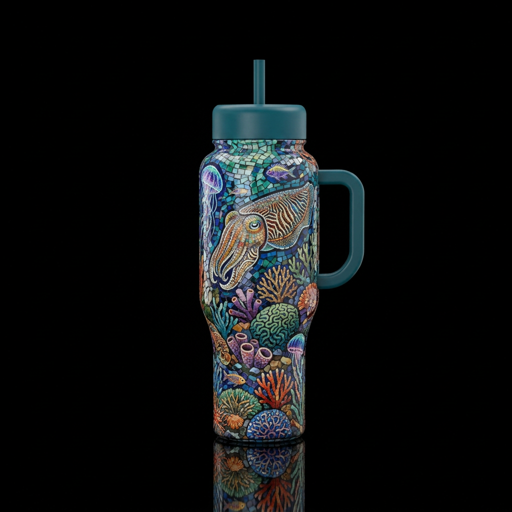 Under The Sea water bottle design