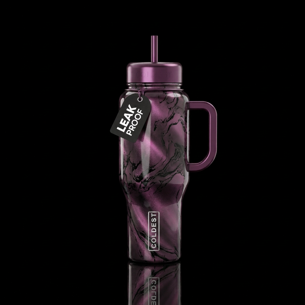 Purple Passion water bottle design